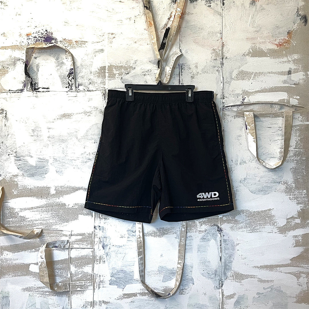 Gradient Stitched Shorts
