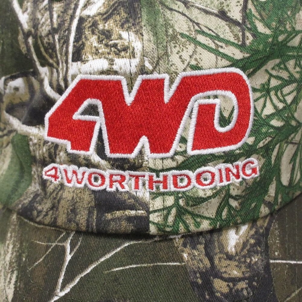 4WD (4 WORTH DOING) / TRAIL BLAZING HAT / REAL TREE CAMO