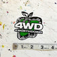 4WD Sticker Sheet