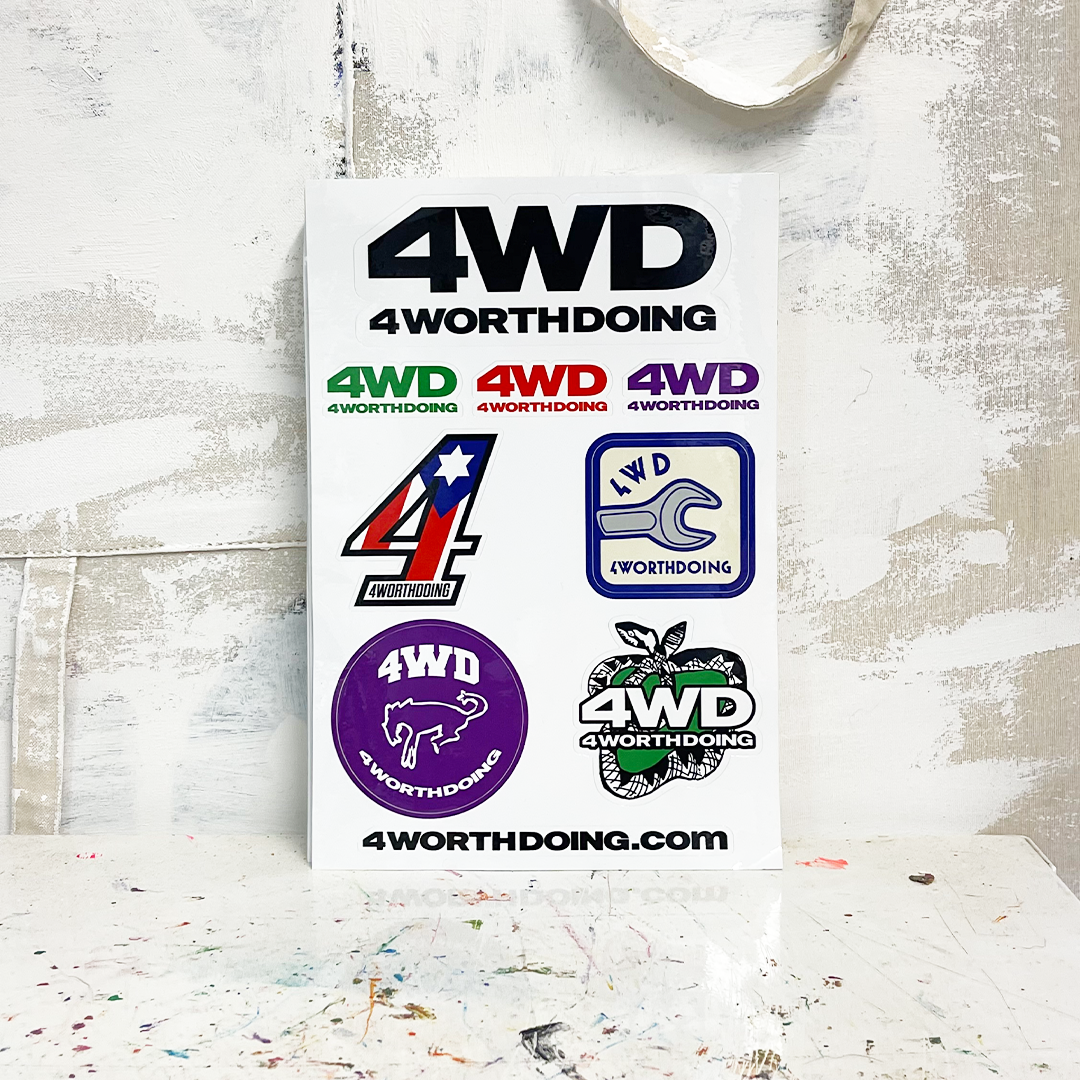 4WD Sticker Sheet