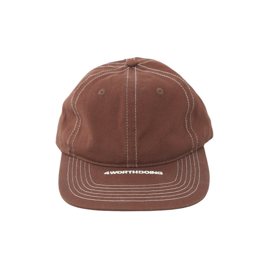 Brown Contrast Hat